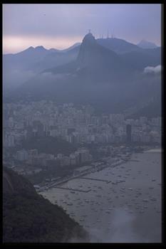 Blick vom Zuckerhut in die Botafogo Bucht
